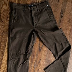 Brown vans chino pants
